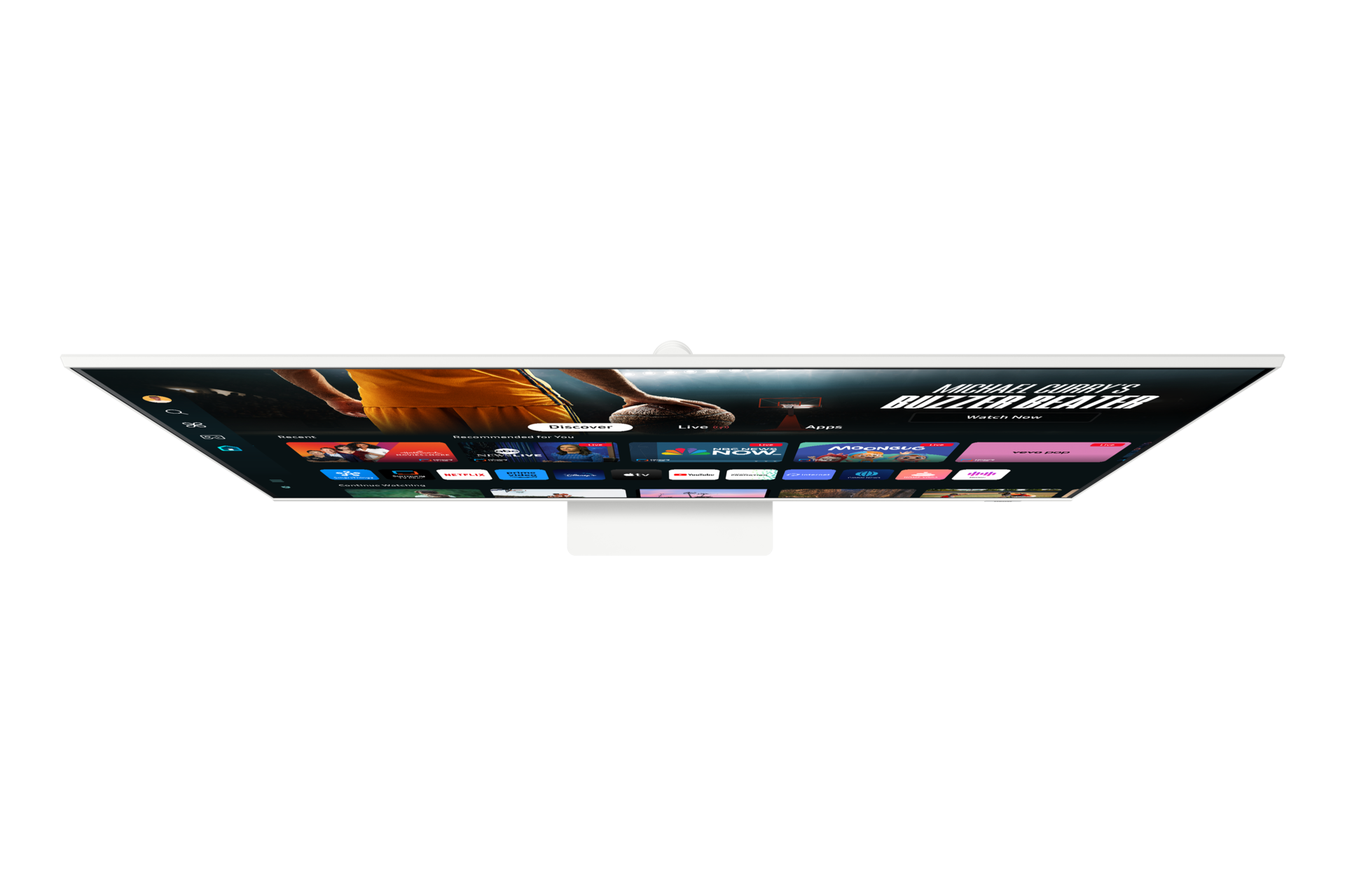 白，不同角度之產品外觀