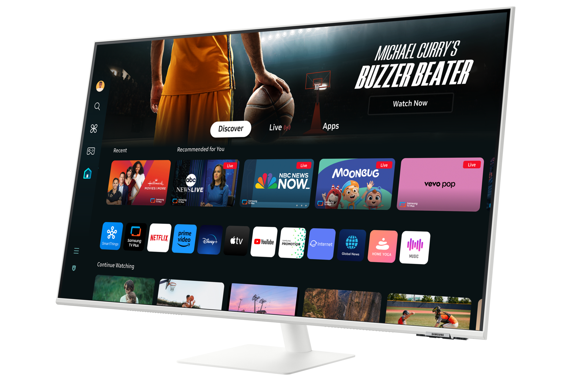 白，不同角度之產品外觀