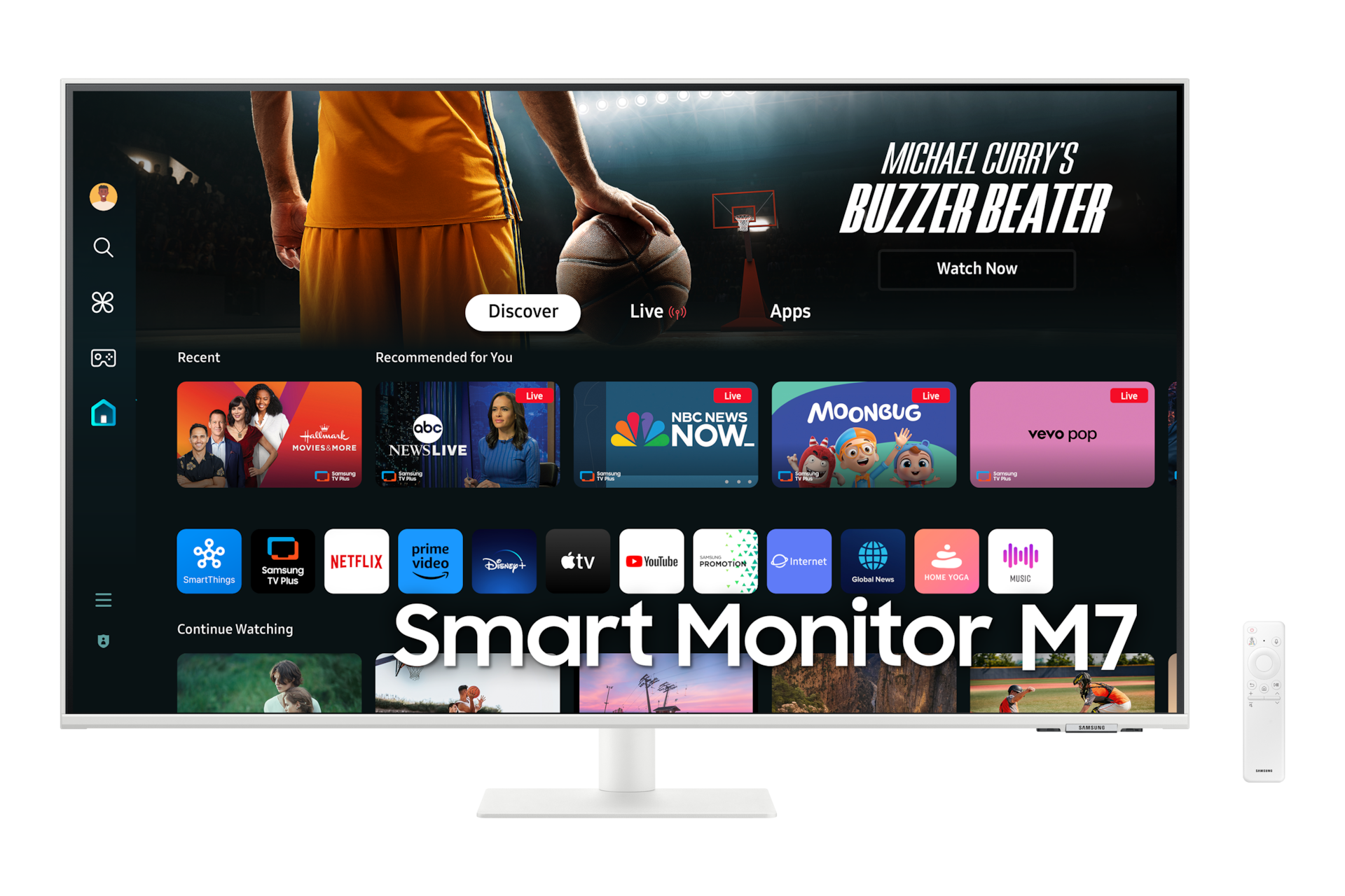 43吋智慧聯網螢幕M7 M70D (2024) | S43DM703UC | 台灣三星電子