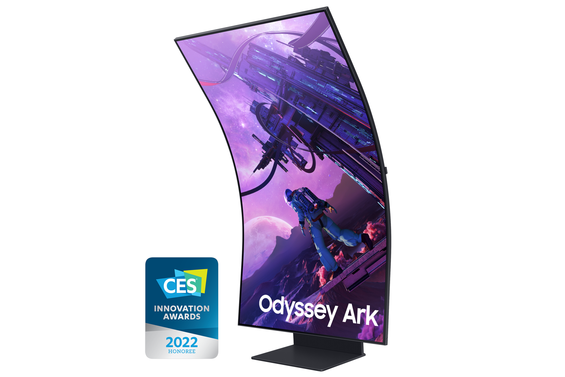 55吋odyssey Ark Mini Led 曲面電競顯示器 S55bg970nc 台灣三星電子