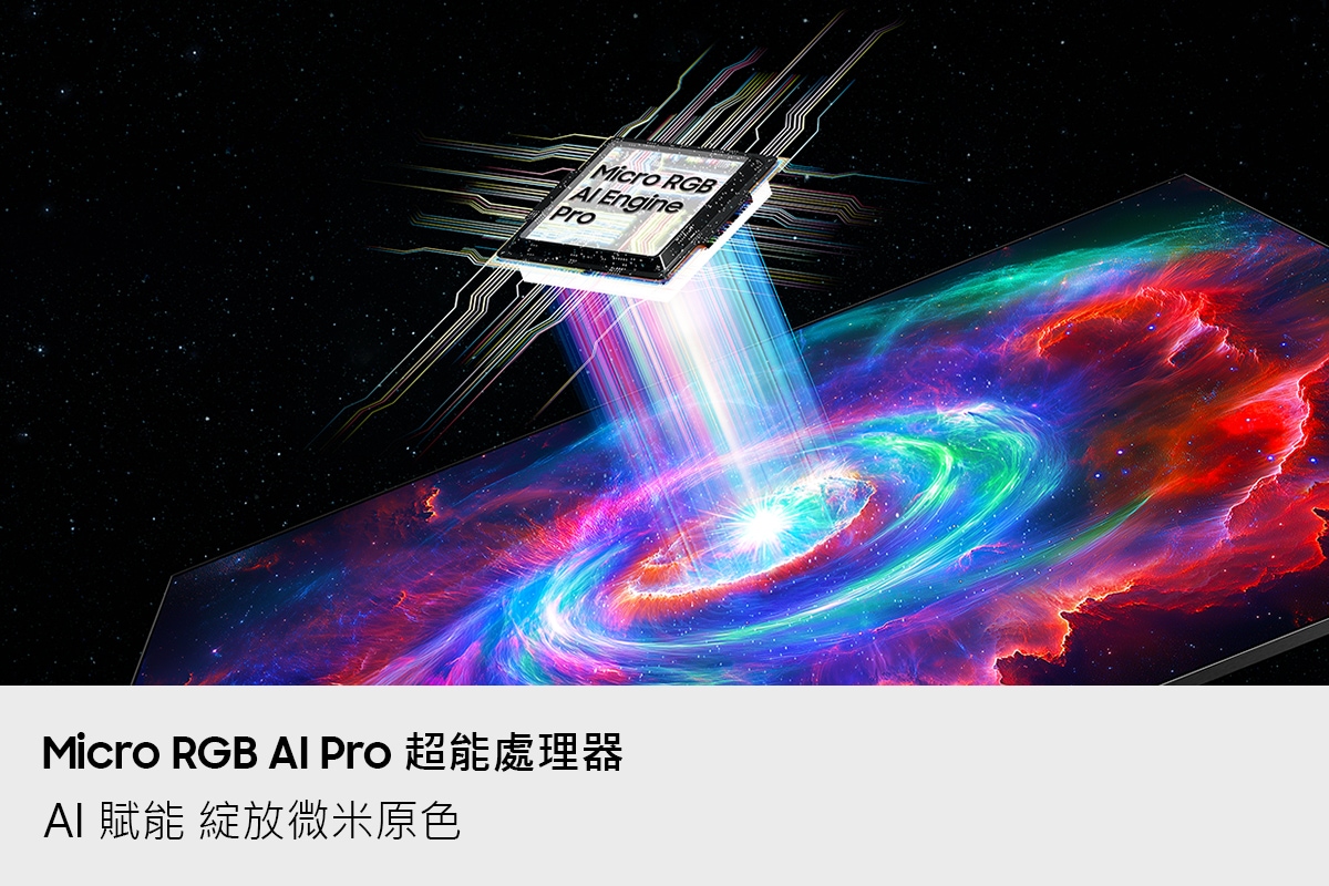 Micro RGB R95H 4K Samsung Vision AI 智慧顯示器 (2026) Micro RGB AI Pro 超能處理器