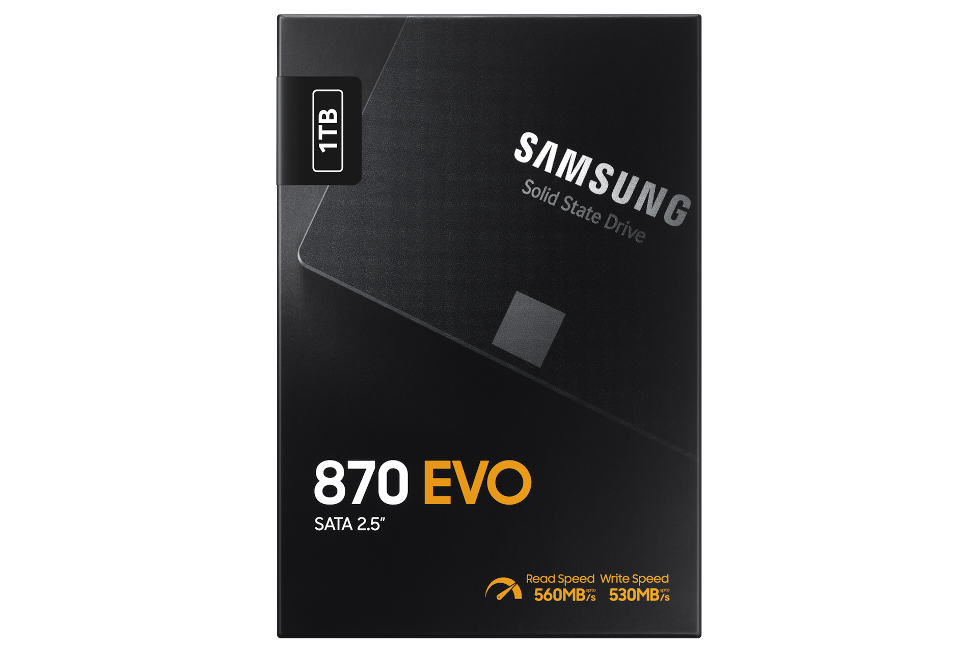 870 EVO SATA 2.5吋 固態硬碟 8TB PKG-Front Black 