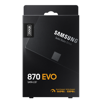 870 EVO SATA 2.5吋 固態硬碟 8TB PKG-Front Black 