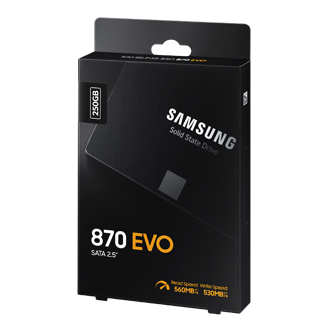 870 EVO SATA 2.5吋 固態硬碟 8TB PKG-R-Perspective Black 