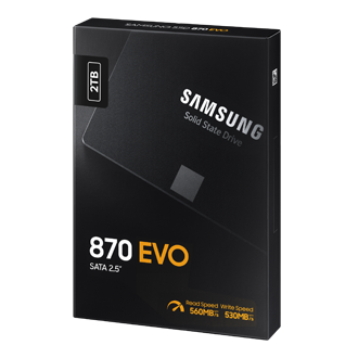 870 EVO SATA 2.5吋 固態硬碟 8TB PKG-R-Perspective Black 