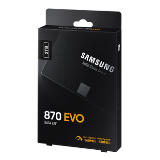 870 EVO SATA 2.5吋 固態硬碟 8TB PKG-R-Perspective Black 
