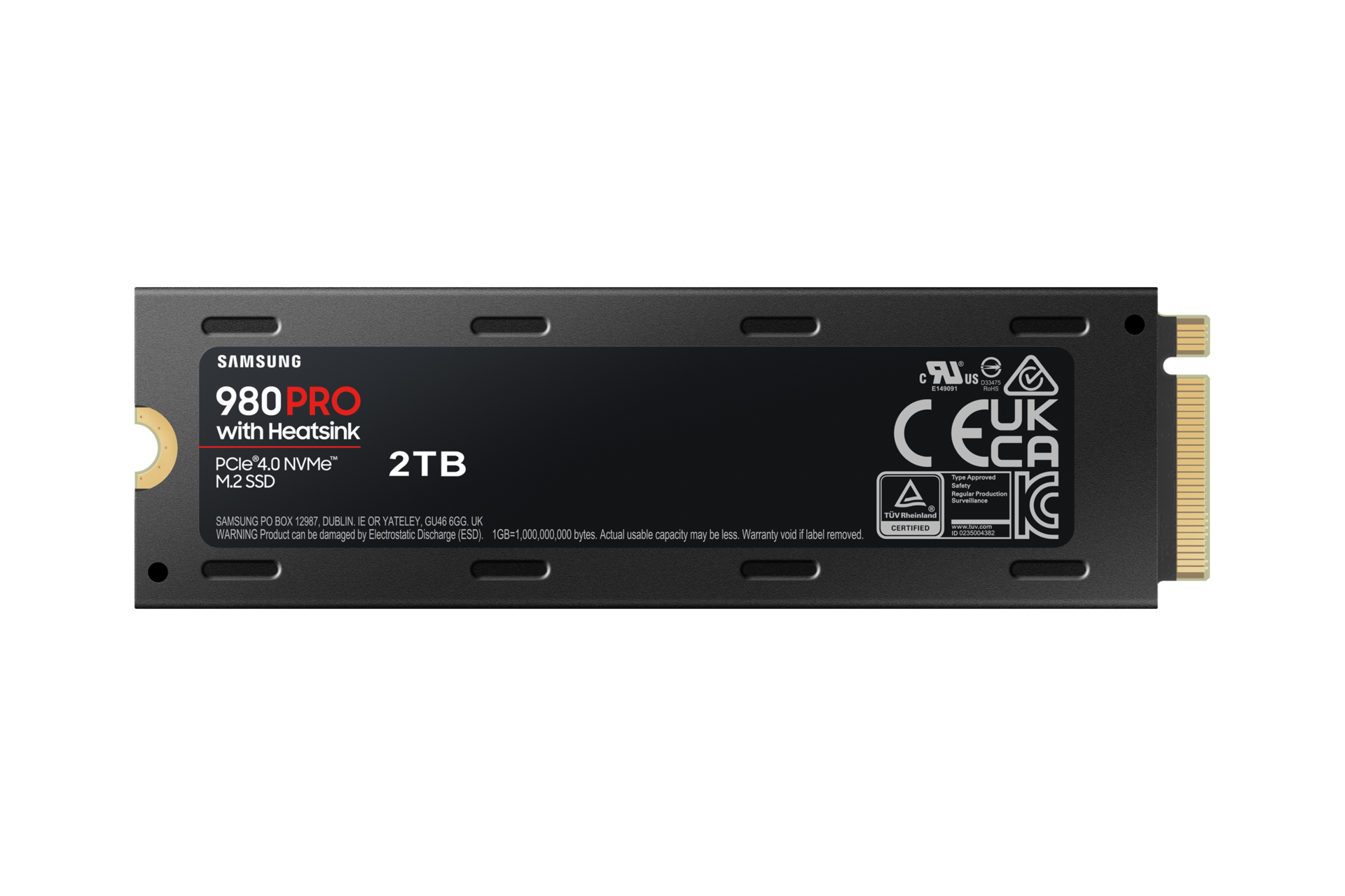 980 PRO PCIe 4.0 NVMe M.2 固態硬碟2TB (含散熱片) | MZ