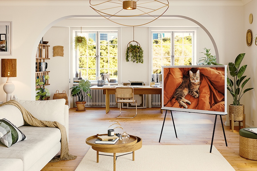 The Serif (QA55LS01DAXXZW) - 使用情境圖