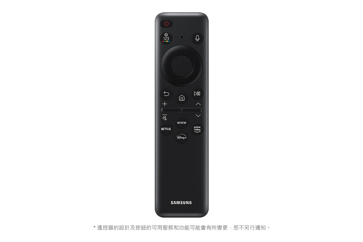 黑，遙控器正面