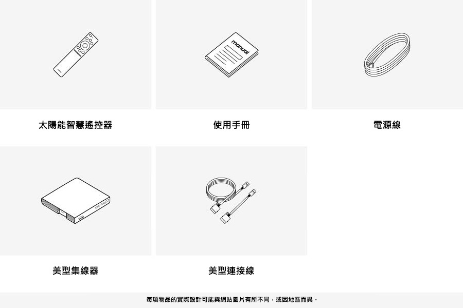 QA55S95DAXXZW 盒內附件