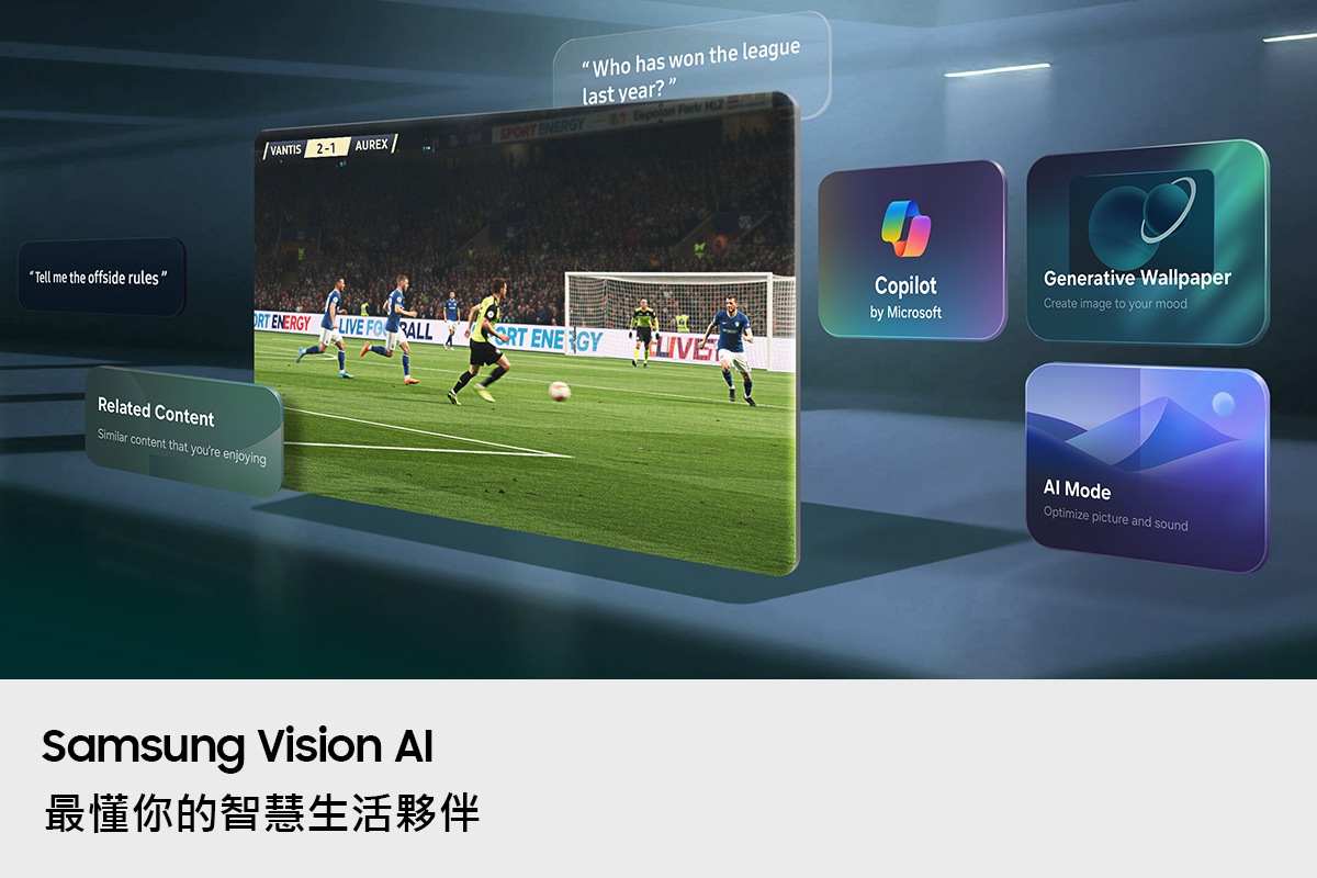 65型 Neo QLED QN80H 4K Samsung Vision AI 智慧顯示器 (2026) Samsung Vision AI