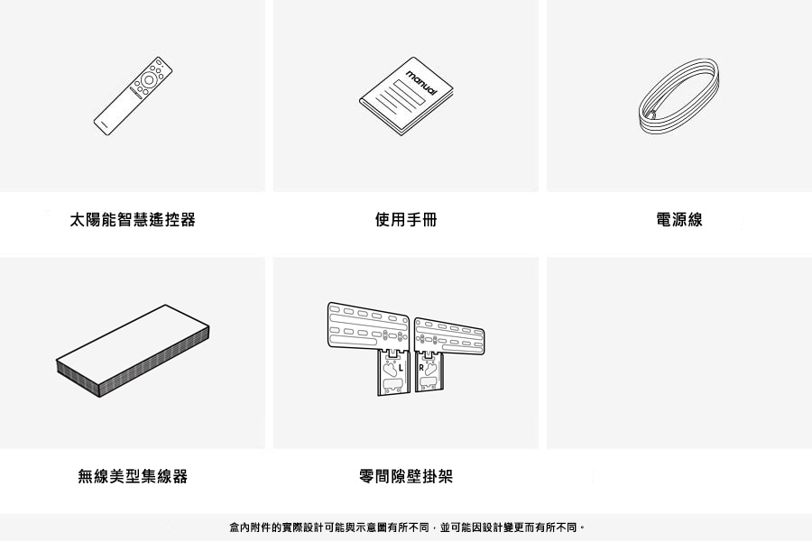 QA65LS03FWXXZW 盒內附件