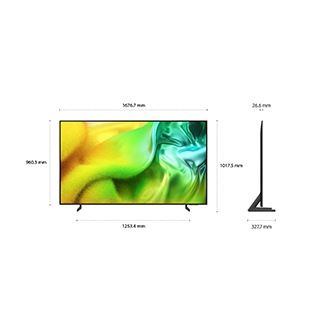 Neo QLED QN1EH 4K Samsung Vision AI 智慧顯示器 (2026) 尺寸規格