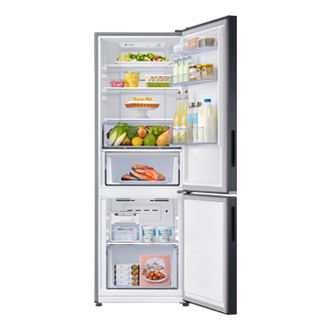 RB4000 BMF with Optimal Fresh zone Front-Open-with-food Black 