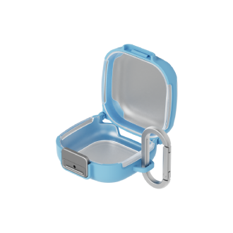 Galaxy Buds4 | Buds4 Pro Clip Case with Carabiner FrontOpen Sky Blue 