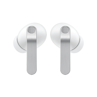 Galaxy Buds4 Pro 極光白，產品外觀正面
