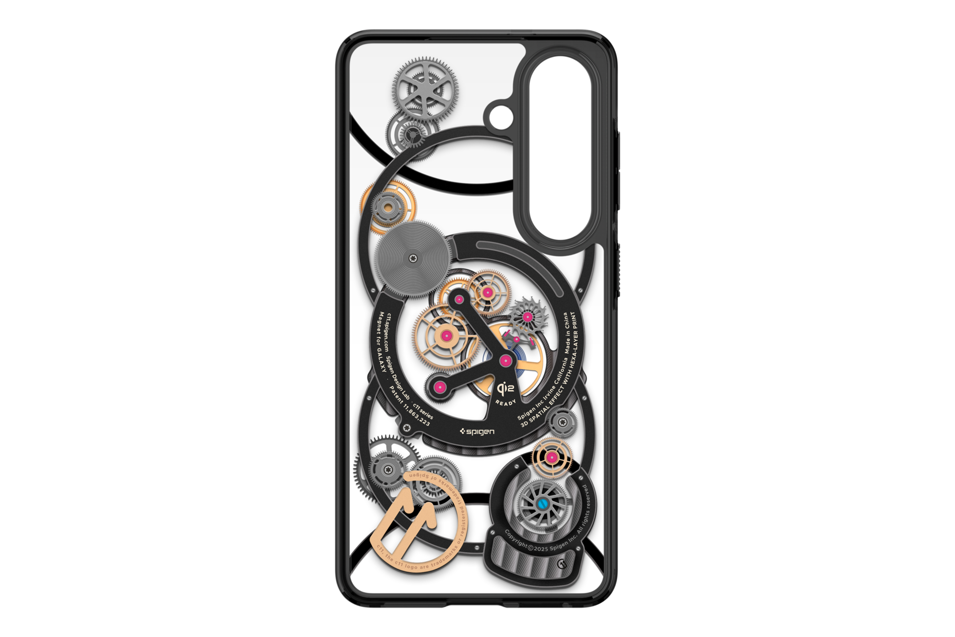 Galaxy S26 Spigen- c11 系列磁吸保護殼 ( Chronos ) Back Black 