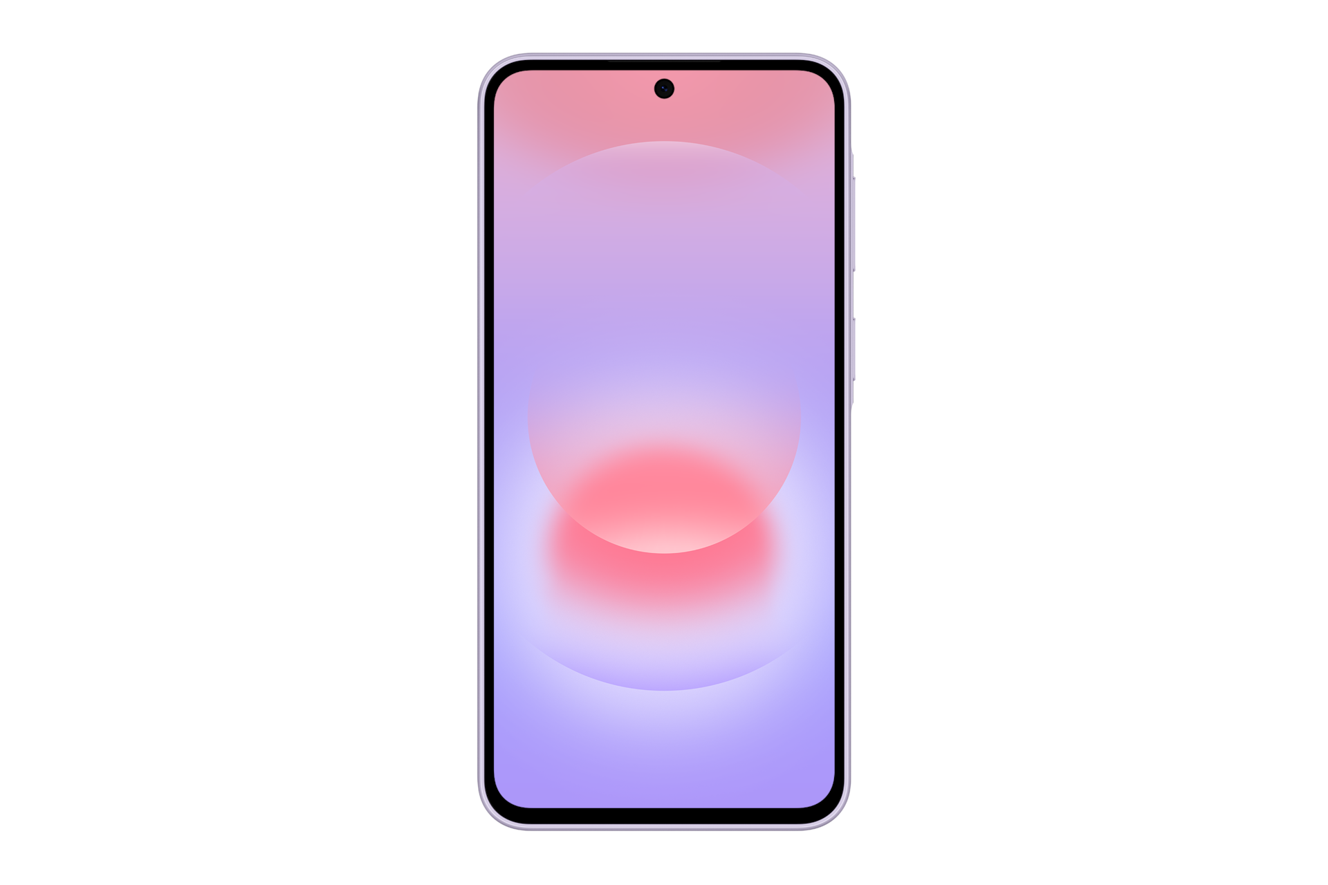 Galaxy A37 5G 正面，甜酷紫