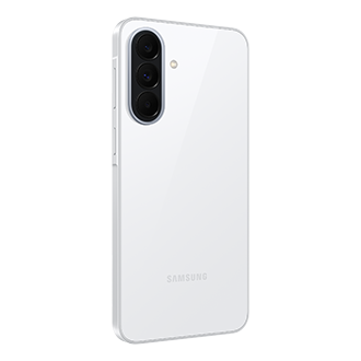 Galaxy A37 5G 背面 (左30度)，極簡白