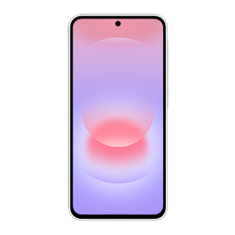 Galaxy A37 5G 正面，極簡白