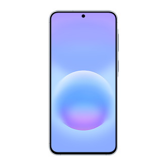 Galaxy A57 5G 正面，休閒藍