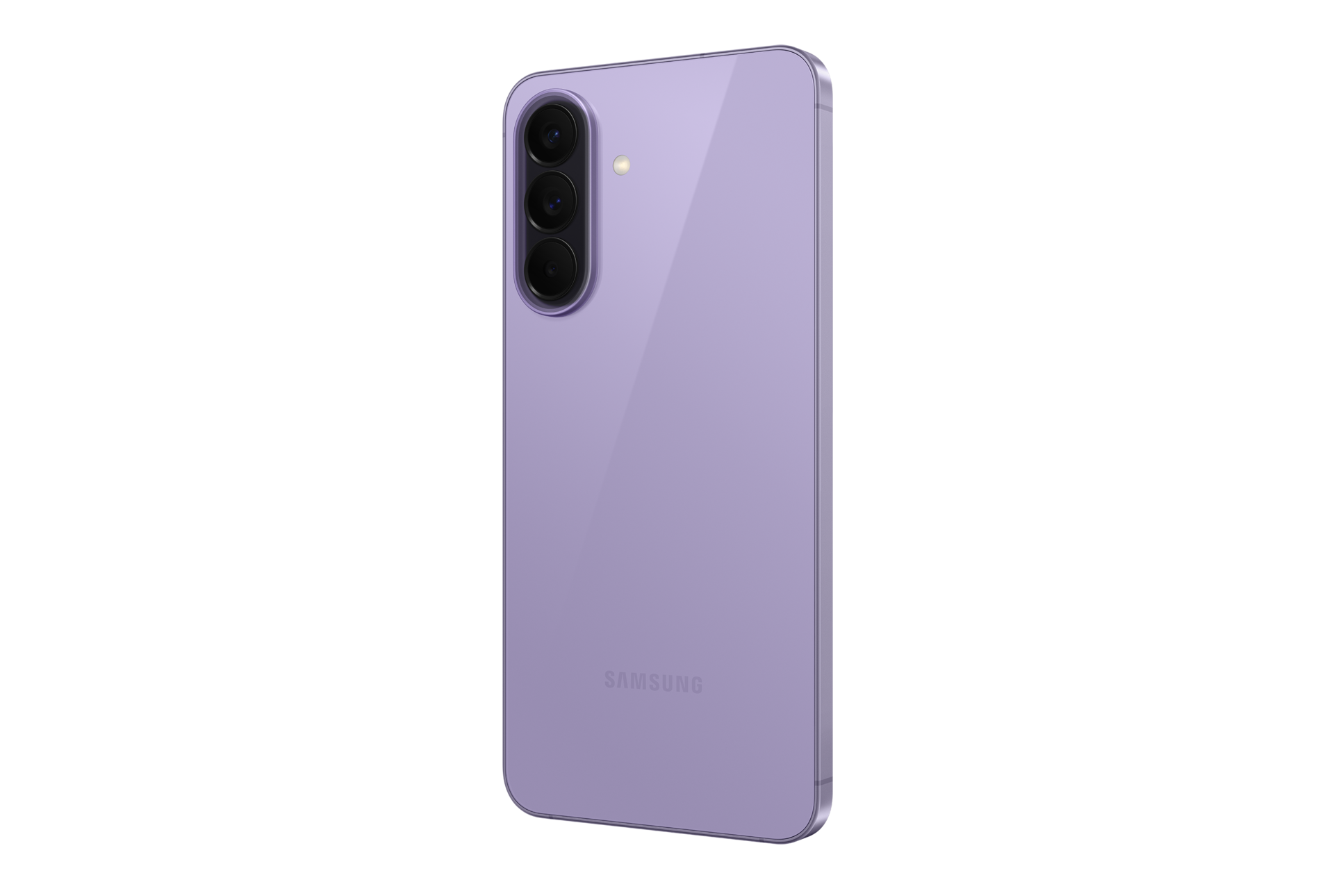 Galaxy A57 5G 背面 (右30度)，莫蘭紫