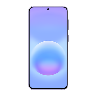 Galaxy A57 5G 正面，莫蘭紫