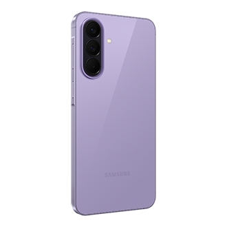 Galaxy A57 5G 背面 (左30度)，莫蘭紫