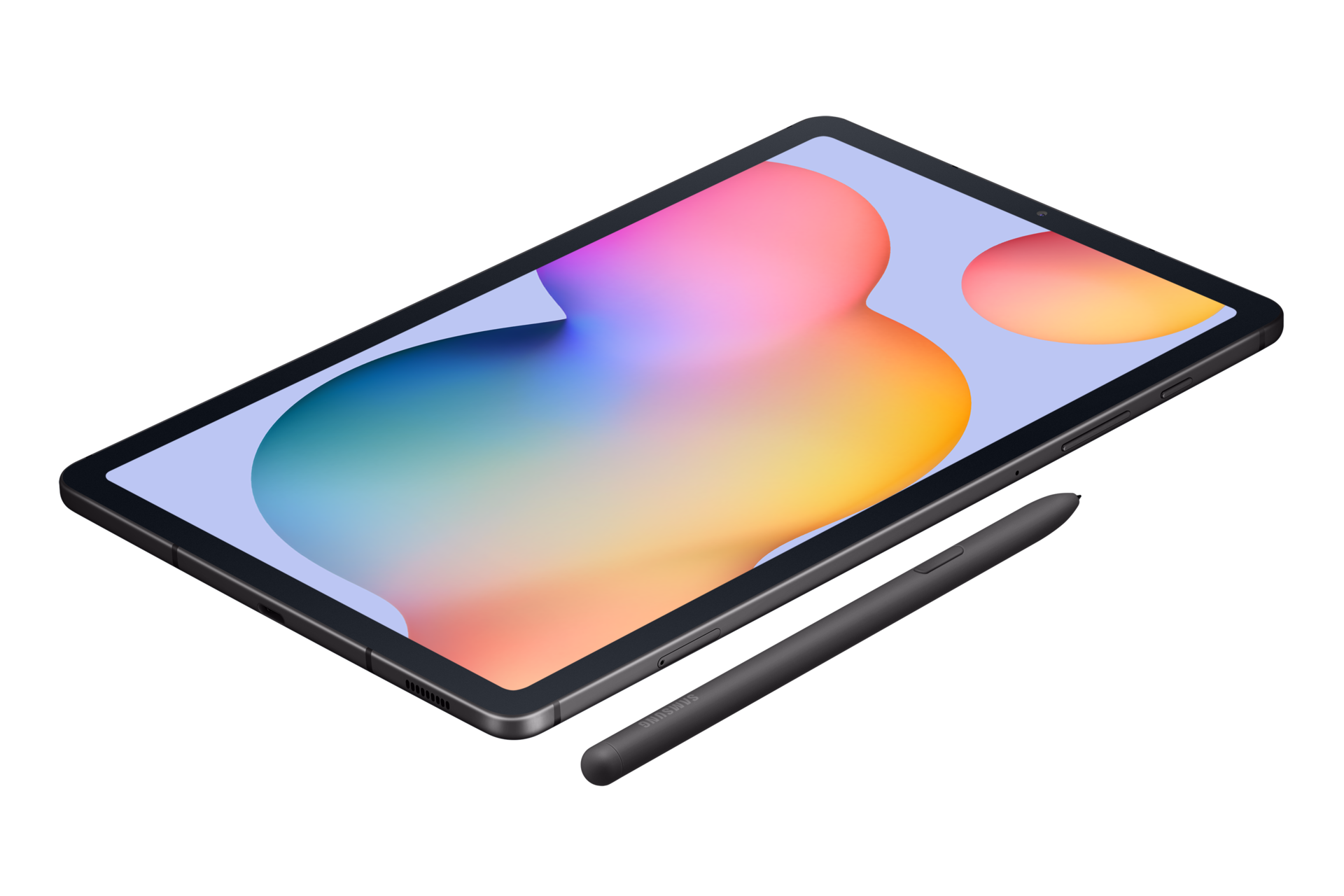 灰常酷，不同角度之產品外觀 (與 S Pen)