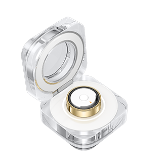 [鈦馥金，開啟的充電盒(內含 Ríñg~)]