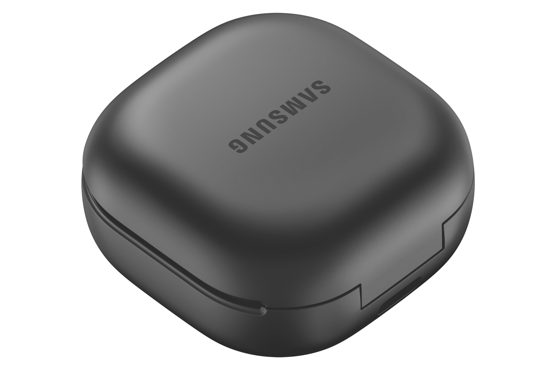 [曜石黑，不同角度之充電盒外觀]