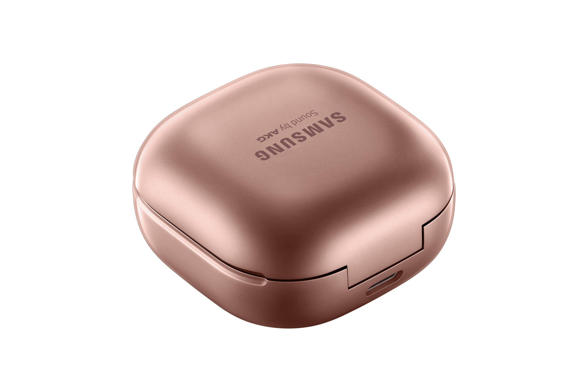 [星霧金，不同角度之充電盒外觀]