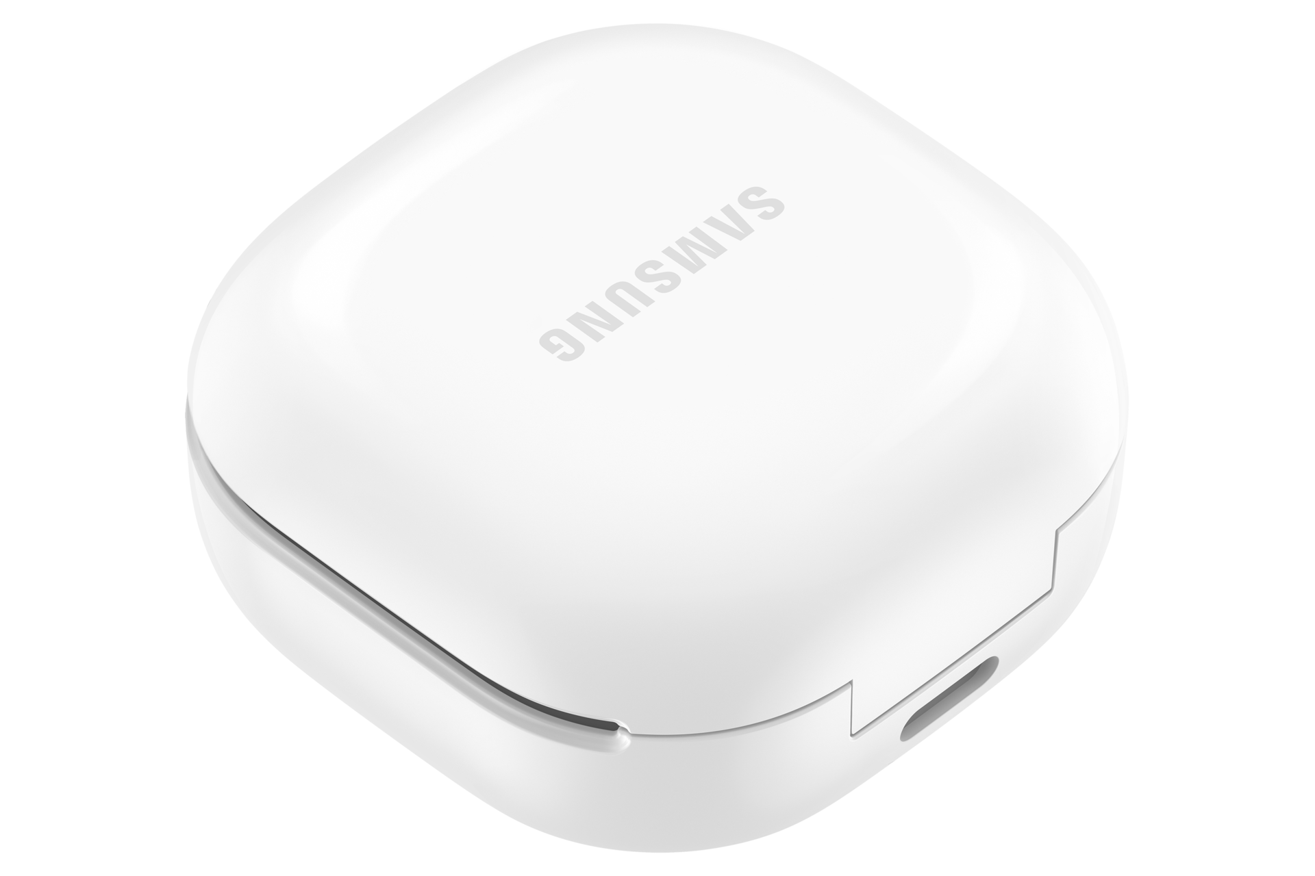 曜石黑，不同角度之充電盒外觀