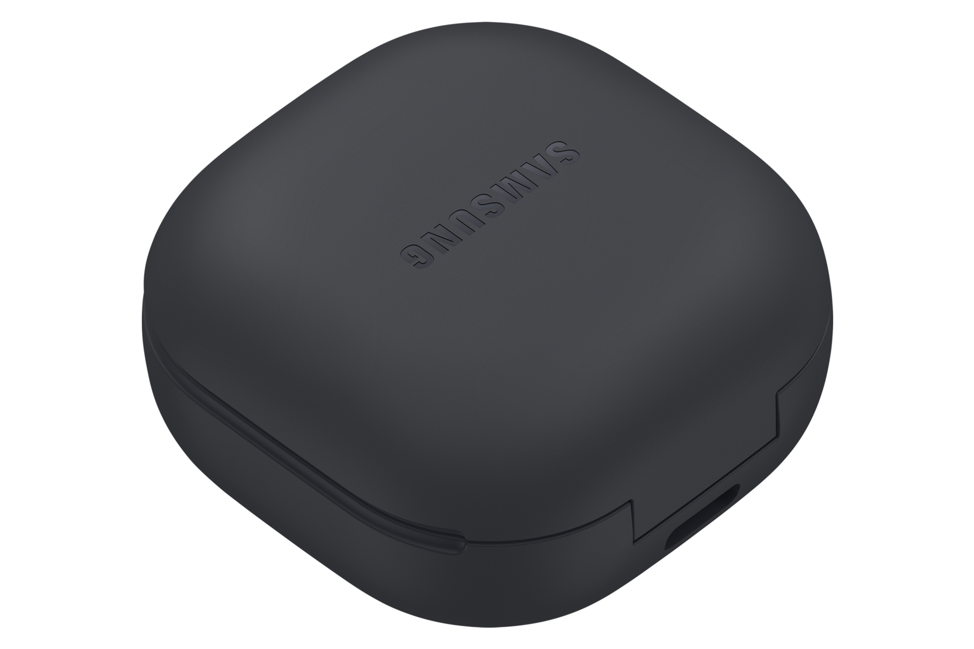 幻影黑，不同角度之充電盒外觀