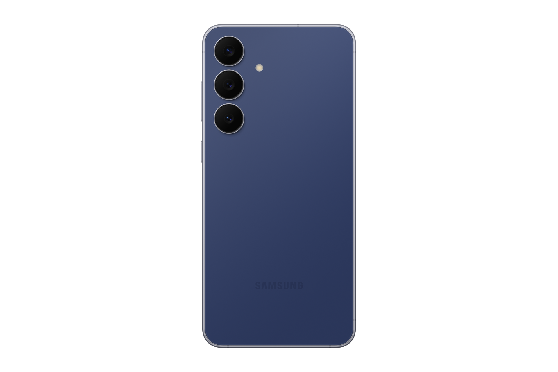 Galaxy S25 FE 深海藍，產品外觀背面