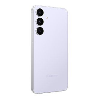 Galaxy S25 FE 冰藍，不同角度之產品外觀