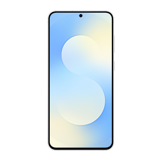 Galaxy S25 FE 冰藍，產品外觀正面