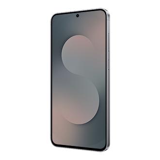 Galaxy S25 FE 酷黑，不同角度之產品外觀