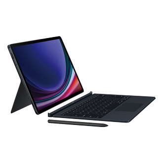 黑耀灰，Galaxy Tab S9+ 5G 鍵盤套裝組