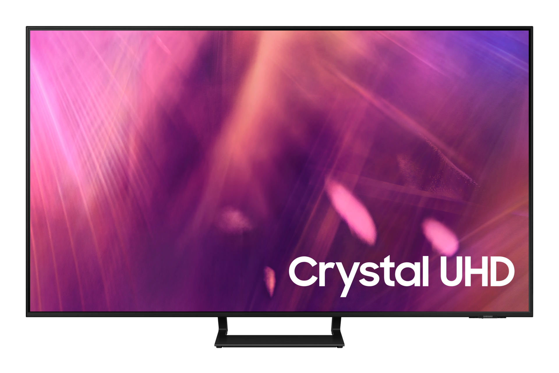 Crystal 4K UHD 電視 AU9000 正面，黑