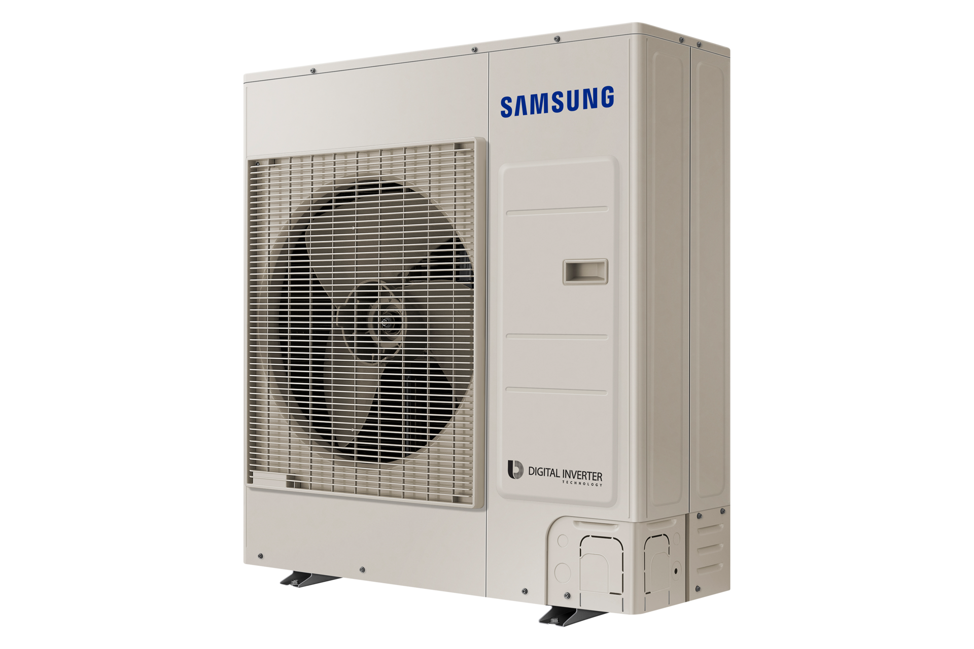 Oficialus Samsung 9 kW EHS Split R32 lauko bloko dizaino vaizdas