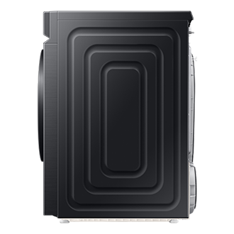 Сушильні машини DV5000B_LED 9 кг класу енергоефективності A+++ і з циклом «Гігієна» чорного кольору  (DV90BB5245ABUA) - фото r-side Black