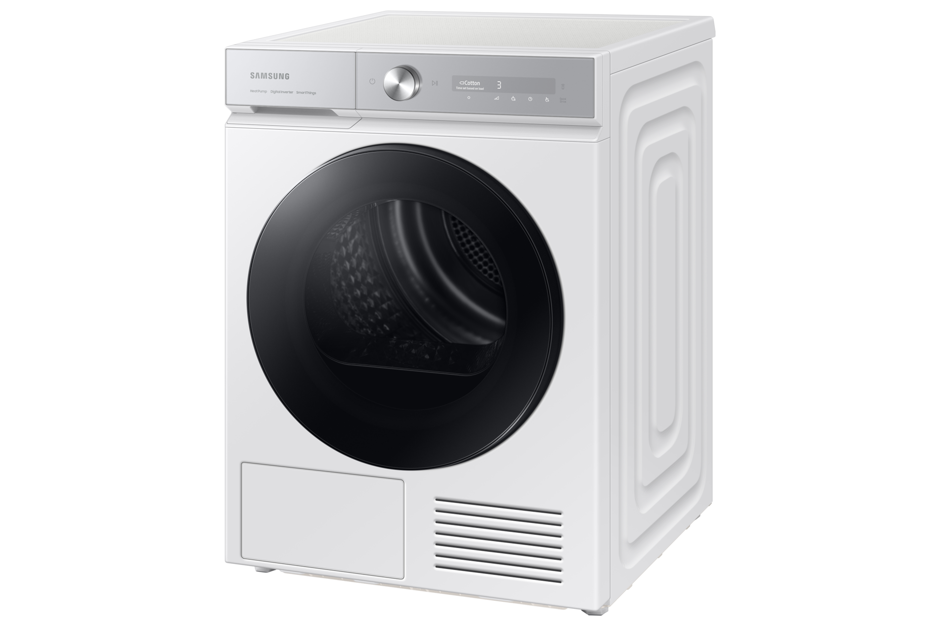9kg DV9400B Dryers with A+++ Energy Efficiency and AI Dry R-Perspective White 