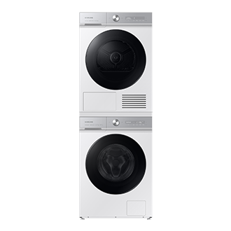 9kg DV9400B Dryers with A+++ Energy Efficiency and AI Dry Stack-Front-Door-Closed White 