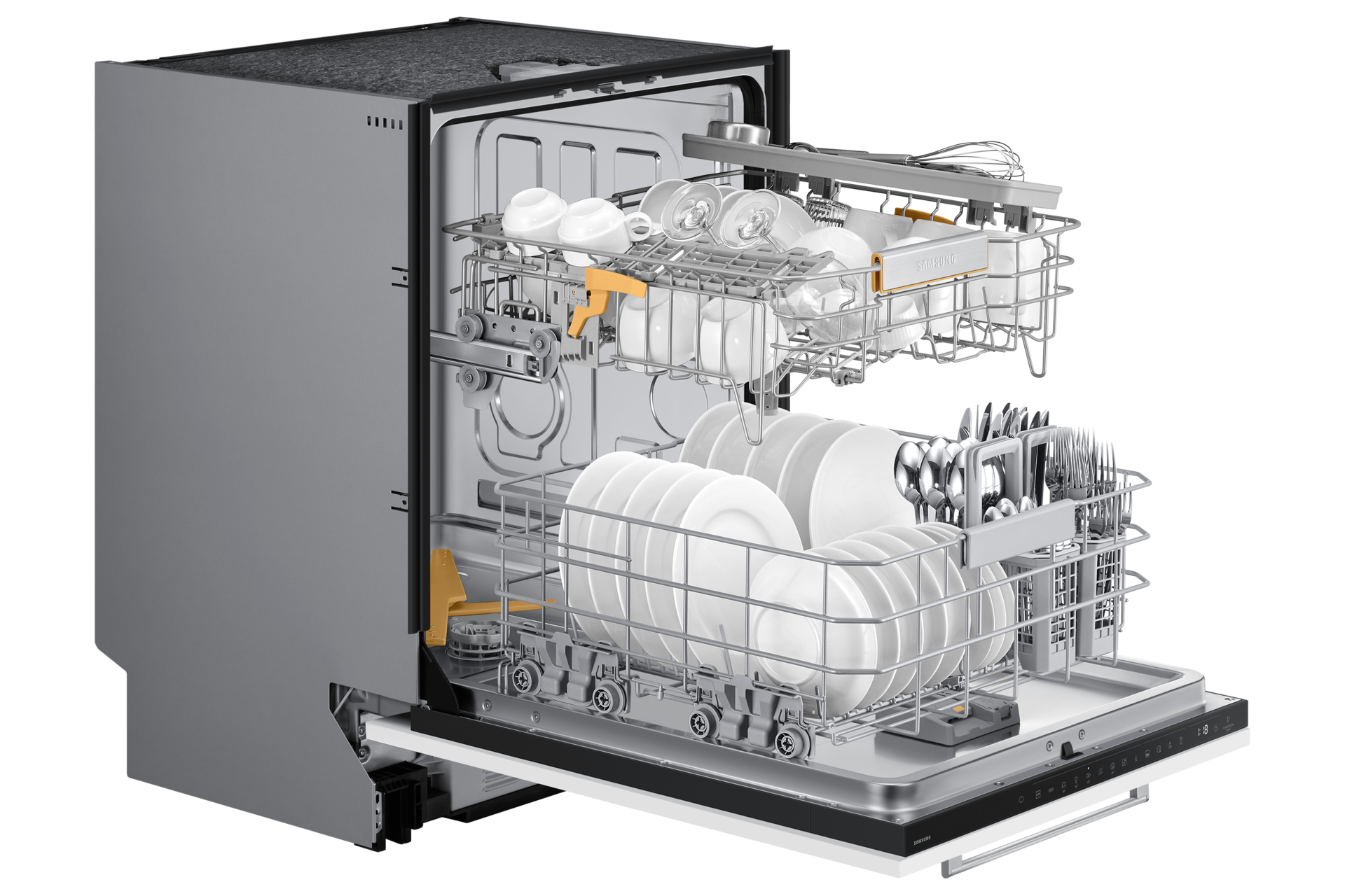 DW7700B Built In Dishwasher with Energy Efficiency and WaterJet Clean™ Dynamic White 