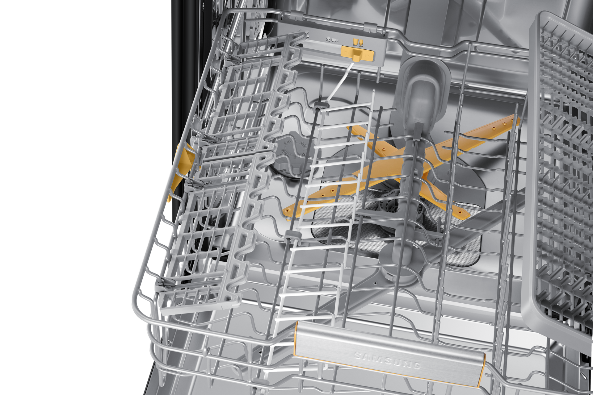 DW7700B Built In Dishwasher with Energy Efficiency and WaterJet Clean™ Detail4 White 