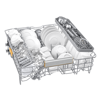 DW7700B Built In Dishwasher with Energy Efficiency and WaterJet Clean™ Detail5 White 