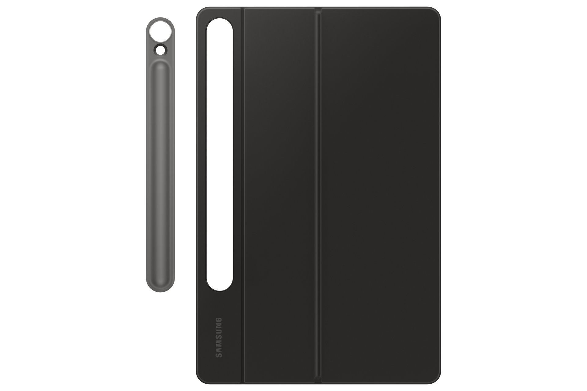 Book Cover Keyboard — AI Key for Galaxy Tab S10 FE / Tab S10 Lite / Tab S9 / Tab S9 FE Changeble-Pen-Holder Black 