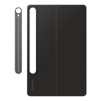 Book Cover Keyboard — AI Key for Galaxy Tab S10 FE / Tab S10 Lite / Tab S9 / Tab S9 FE Changeble-Pen-Holder Black 