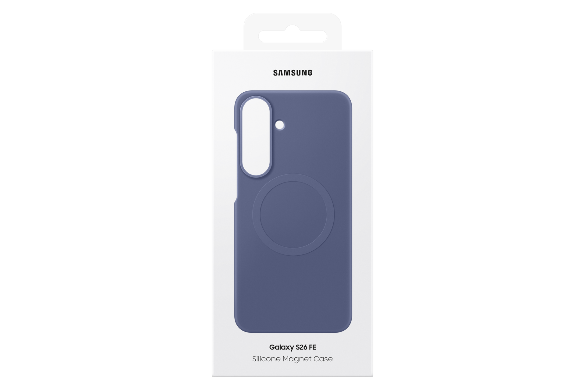 Galaxy S26 FE Silicone Magnet Case Package Blue Violet 